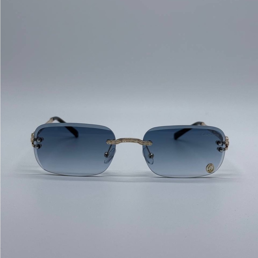 Cartier Blue Lens Sunglasses